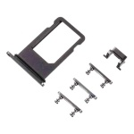 Υποδοχή κάρτας SIM και Side Button για iPhone 8 Plus, μαύρο