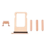 Υποδοχή κάρτας SIM και Side Button για iPhone 8 Plus, χρυσό