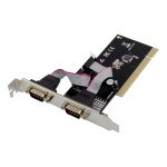 POWERTECH κάρτα επέκτασης PCI σε 2x serial ST320, WHC351Q
