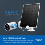 TP-LINK ηλιακό πάνελ Tapo A200 για κάμερες με μπαταρία, 4.5W, Ver 1.0 - Image 2