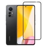 POWERTECH tempered glass 5D TGC-0586, full glue, Xiaomi 12 Lite, μαύρο