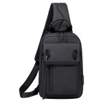 ARCTIC HUNTER τσάντα Crossbody XB00526 με θήκη tablet, 3L, μαύρη