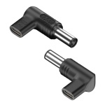 POWERTECH αντάπτορας τροφοδοσίας YX-08, USB-C σε Dell 7.4x5mm, μαύρος