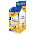 BIC στυλό διαρκείας Cristal με μύτη 1mm, μπλε 50τμχ