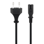 GOOBAY καλώδιο τροφοδοσίας Euro 95039, 2x 0.75mm², 5m, μαύρο