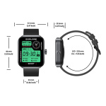 ZEBLAZE smartwatch Beyond 3 Plus, heart rate, 1.78" AMOLED, GPS, 3 ATM, μαύρο - Image 3