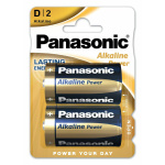 PANASONIC αλκαλικές μπαταρίες Alkaline Power, D/LR20, 1.5V, 2τμχ