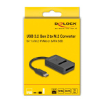 DELOCK αντάπτορας USB-C σε M.2 NVMe PCIe/SATA SSD 64198, 10Gbps - Image 4