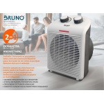 BRUNO 2 σε 1 αερόθερμο δωματίου BRN-0211, 2000W, με ανεμιστήρα, λευκό - Image 5