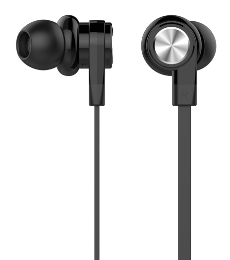 D9-BK CELEBRAT earphones με μικρόφωνο D9, 3.5mm σύνδεση, Φ10mm, 1.2m, μαύρα - Image 1