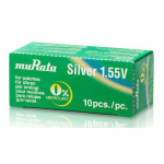 MURATA μπαταρία Silver Oxide για ρολόγια SR927, 1.55V, No395/399, 10τμχ - Image 2