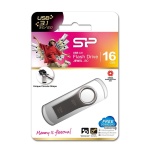 SILICON POWER USB Flash Drive Jewel 80, 16GB, USB 3.2, ασημί - Image 2