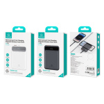 USAMS power bank US-CD214, 2x έξοδοι, wireless, 10000mAh, 20W, λευκό - Image 4