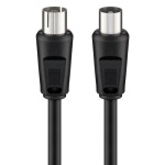 GOOBAY καλώδιο κεραίας αρσενικό σε θηλυκό 50913, <70dB, CCS, 20m, μαύρο