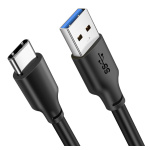 CABLETIME καλώδιο USB-C σε USB CMAMN, 3A, 5Gbps, 0.25m, μαύρο
