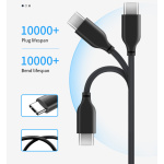 CABLETIME καλώδιο USB-C σε USB CMAMN, 3A, 5Gbps, 3m, μαύρο - Image 5