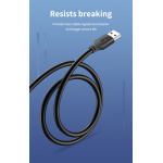 CABLETIME καλώδιο USB CT-AMAMN, 5 Gbps, 3m, μαύρο - Image 4