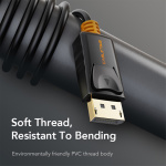 CABLETIME καλώδιο DisplayPort CT-01G, 4K/60Hz, 3m, μαύρο - Image 3