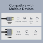 CABLETIME καλώδιο HDMI σε DVI PH241G, 1080p/60Hz, 2m, μαύρο - Image 4