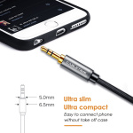 CABLETIME καλώδιο ήχου 3.5mm σε 2x RCA CT-P12G, 3m, μαύρο - Image 4