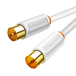 CABLETIME καλώδιο κεραίας CT-AV101, 75 Ohm, 3m, λευκό