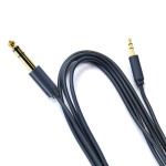 CABLETIME καλώδιο ήχου 3.5mm σε 6.3mm CT-H11G, 1.8m, μαύρο - Image 2