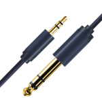 CABLETIME καλώδιο ήχου 3.5mm σε 6.3mm CT-H11G, 1.8m, μαύρο - Image 3