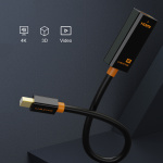 CABLETIME αντάπτορας mini DisplayPort σε HDMI CT-AV589-02G4K, 4K/30Hz, μαύρος - Image 3