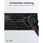 GOOBAY ηλεκτρικό air duster 61667, LED οθόνη, 46.8W, 2000mAh, μαύρο - Image 2