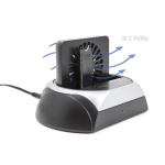 DELOCK docking station 64280 για M.2 NVMe/SATA SSD & HDD, 10Gbps, μαύρο - Image 3