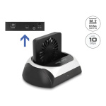 DELOCK docking station 64280 για M.2 NVMe/SATA SSD & HDD, 10Gbps, μαύρο - Image 6