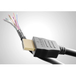 GOOBAY καλώδιο HDMI 69122 με Ethernet, 4K/30Hz, 10.2Gbps, 0.48m, μαύρο - Image 2