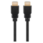 GOOBAY καλώδιο HDMI 69122 με Ethernet, 4K/30Hz, 10.2Gbps, 0.48m, μαύρο