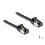 DELOCK καλώδιο δικτύου 80183, CAT 8.1 U/FTP, 40Gbps, 1m, μαύρο - Image 2