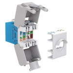 GOOBAY Keystone module RJ45 CAT 6A 90688, UTP, μπλε - Image 2