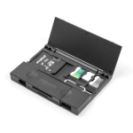DELOCK card reader 91014 για SD & micro SD, με θήκη, USB/USB-C, 5Gbps, μαύρο - Image 2