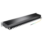 GOOBAY patch panel 93048 19"/1U, 24x ports, CAT 6 STP, μαύρo - Image 3