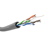 GOOBAY καλώδιο δικτύου 95694, CAT 6 U/UTP, CCA, 100m, γκρι