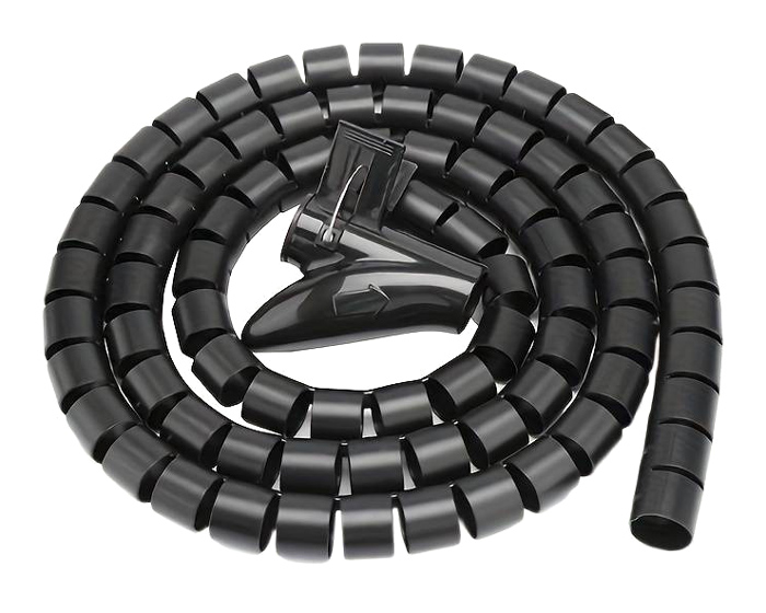 AG873 Δεματικό καλωδίων AG873, πλαστικό, Φ20mm, 2m, μαύρο - Image 1