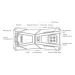 ULEFONE Smartphone Armor 8, IP68/IP69K, 6.1", 4/64GB, 5580mAh, μαύρο - Image 3