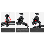 ULEFONE βάση ποδηλάτου για smartphone Armor Mount Pro AM01, μαύρη - Image 8