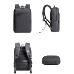 ARCTIC HUNTER τσάντα πλάτης B00574 με θήκη laptop 15.6", 10L, γκρι - Image 7