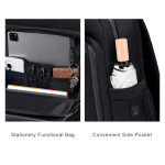ARCTIC HUNTER τσάντα πλάτης B00672 με θήκη laptop 15.6", 15L, μαύρη - Image 7