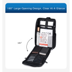 ARCTIC HUNTER τσάντα πλάτης B00675 με θήκη laptop 15.6", USB, 15L, γκρι - Image 6