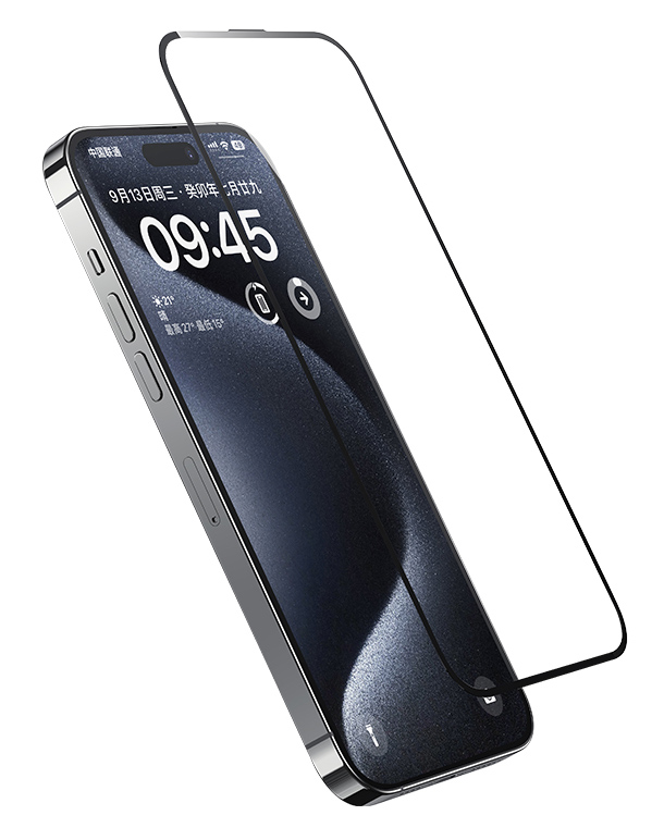 BH862M01 USAMS tempered glass για iPhone 15 US-BH862, 0.33mm - Image 1