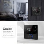 Smart θερμοστάτης αερίου BHT-009GCLW, WiFi, χωνευτός, μαύρος - Image 4