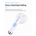 USAMS earphones IA04 με θήκη φόρτισης, True Wireless, Φ13mm, μαύρα - Image 2