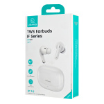 USAMS earphones με θήκη φόρτισης IF27, TWS, Φ13mm, 25/250mAh, λευκά - Image 6