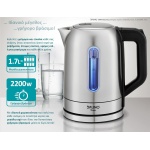 BRUNO BRN-0213 Βραστήρας νερού ανοξείδωτος 1.7L 2200W, Inox - Image 2