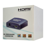 POWERTECH HDMI audio extractor CAB-H181, 4K/60Hz, γκρι - Image 3